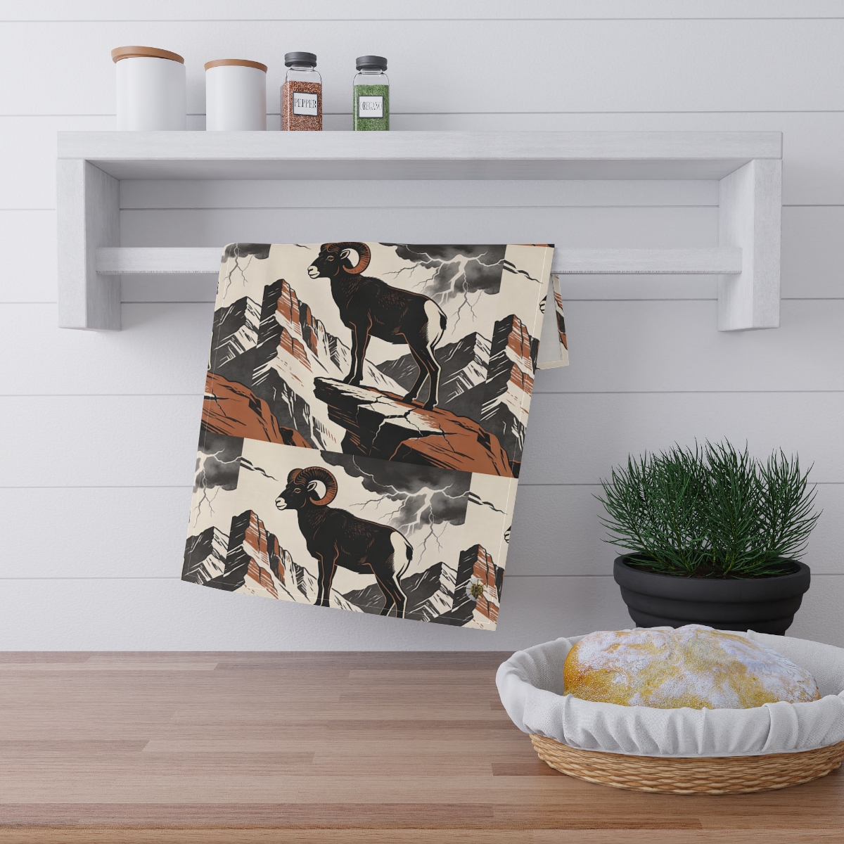 HD Stormridge Ram 100% Cotton Twill Tea Towel