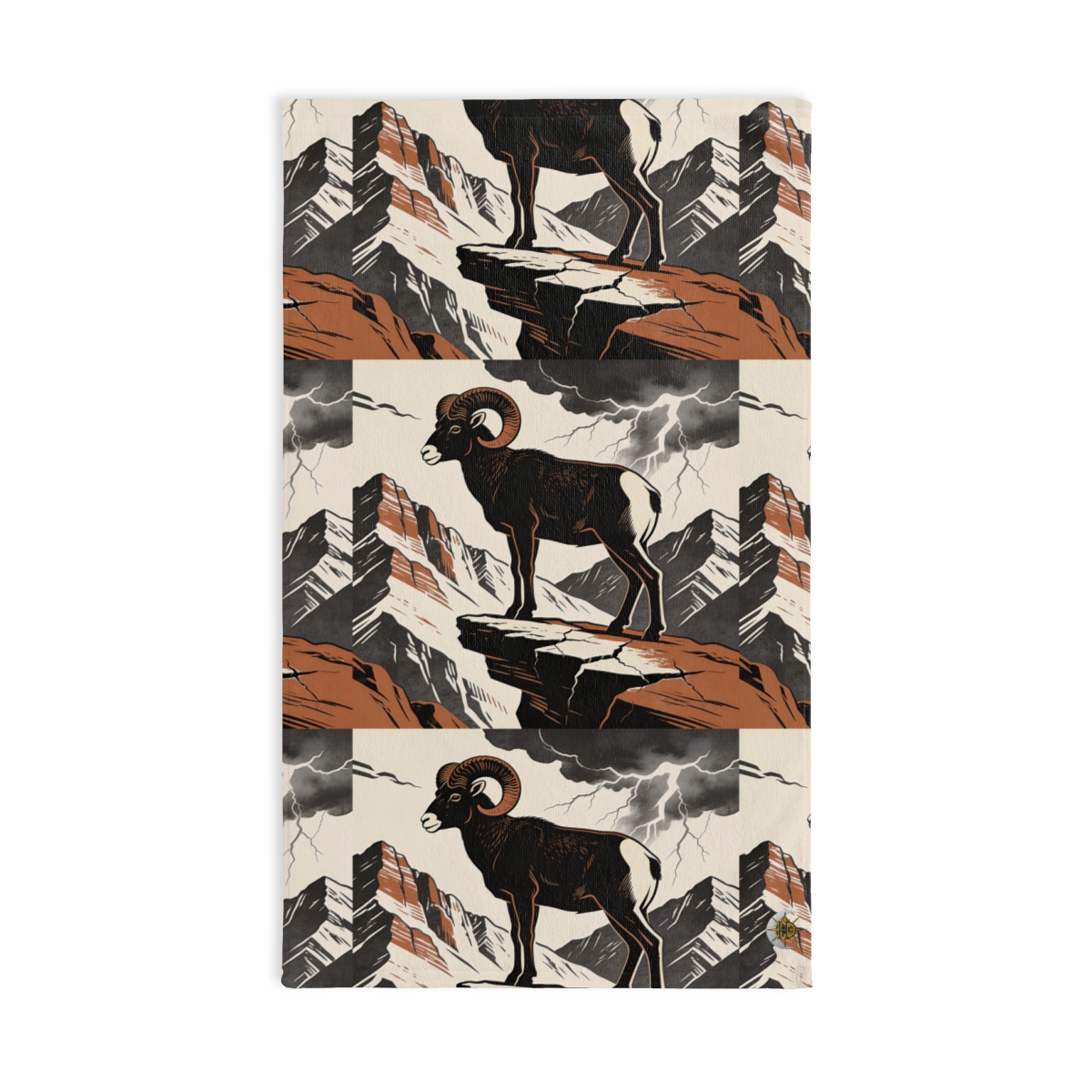 HD Stormridge Ram Printed Hand Towel