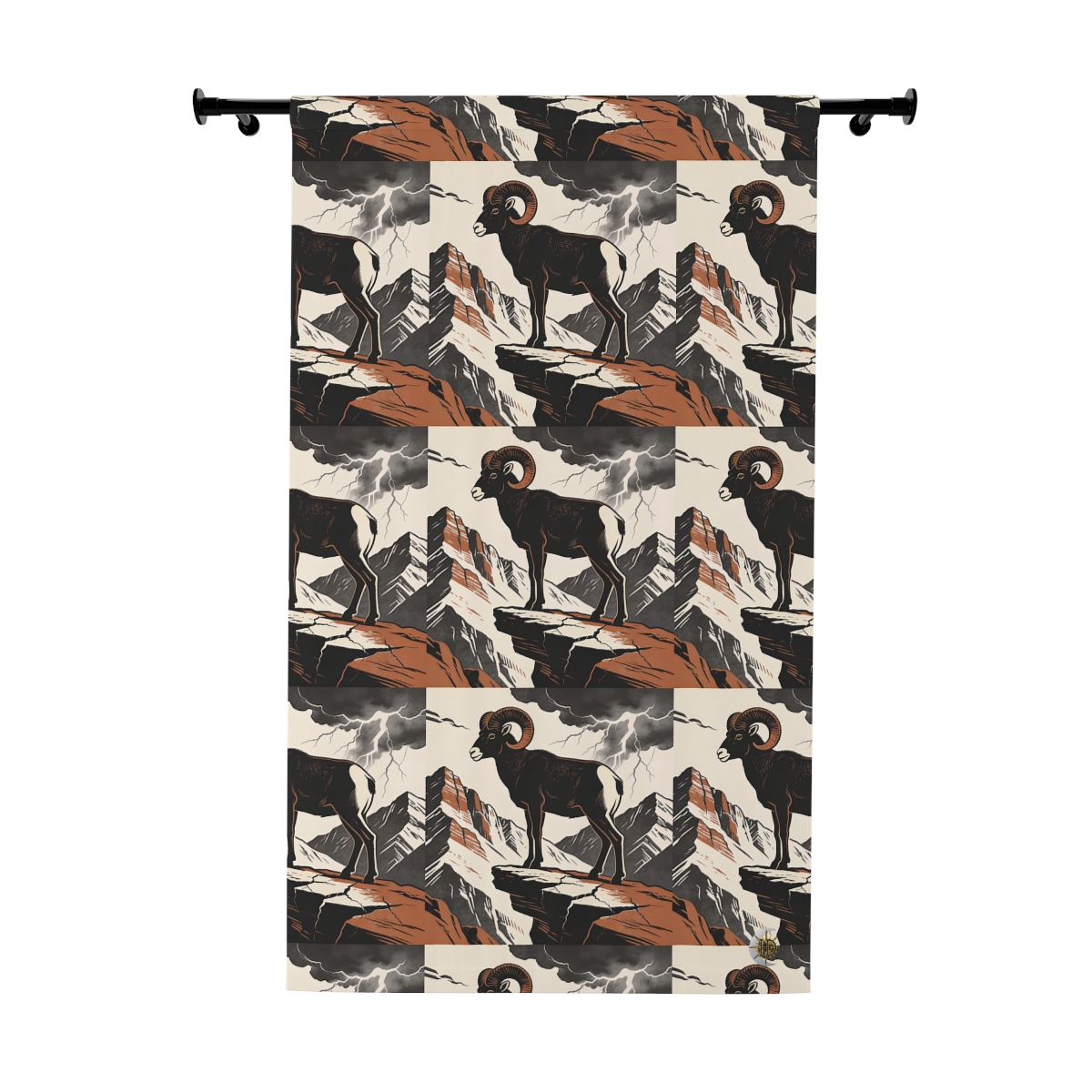 HD Stormridge Ram Blackout Window Curtain Panel