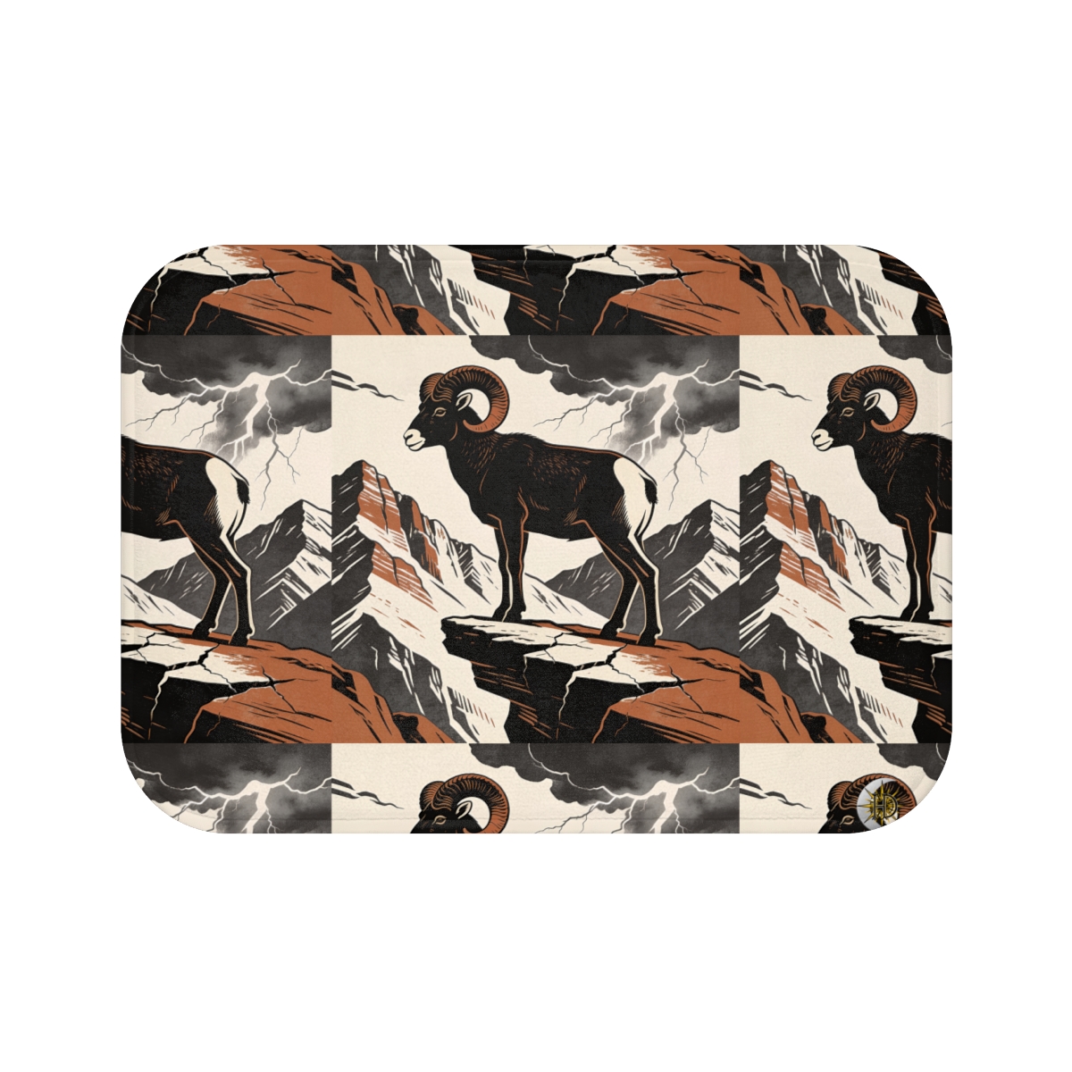 HD Stormridge Ram Memory-Foam Bath Mat — additional view