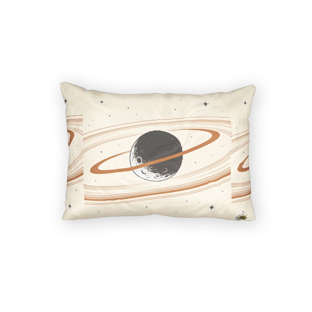 HD Copper Moon Rings 100% Cotton Pillow Sham