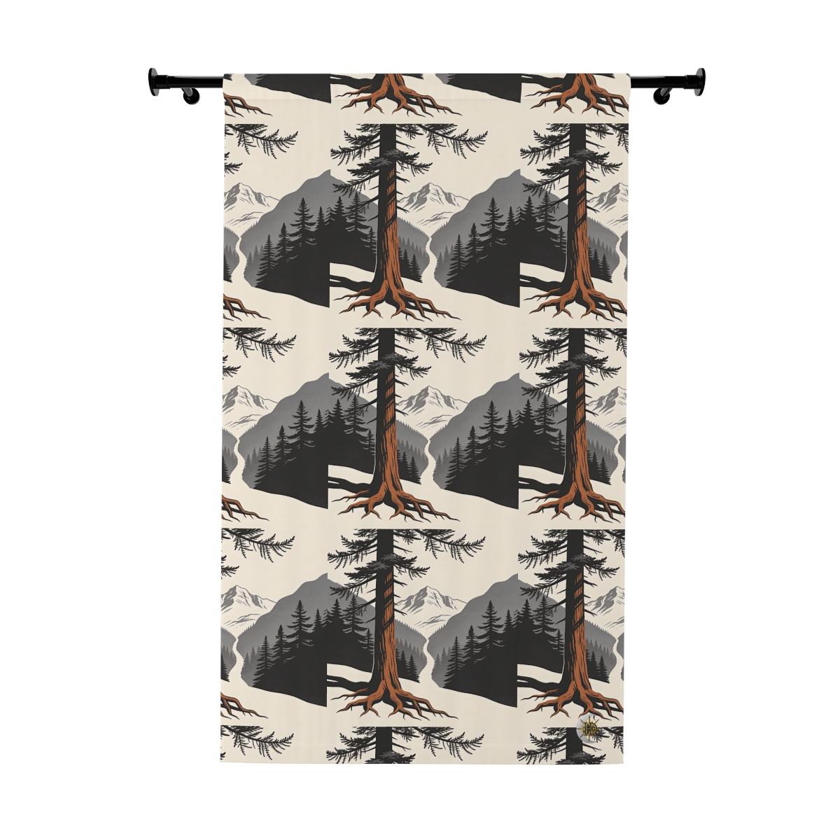 HD Cedar Valley Blackout Window Curtain Panel