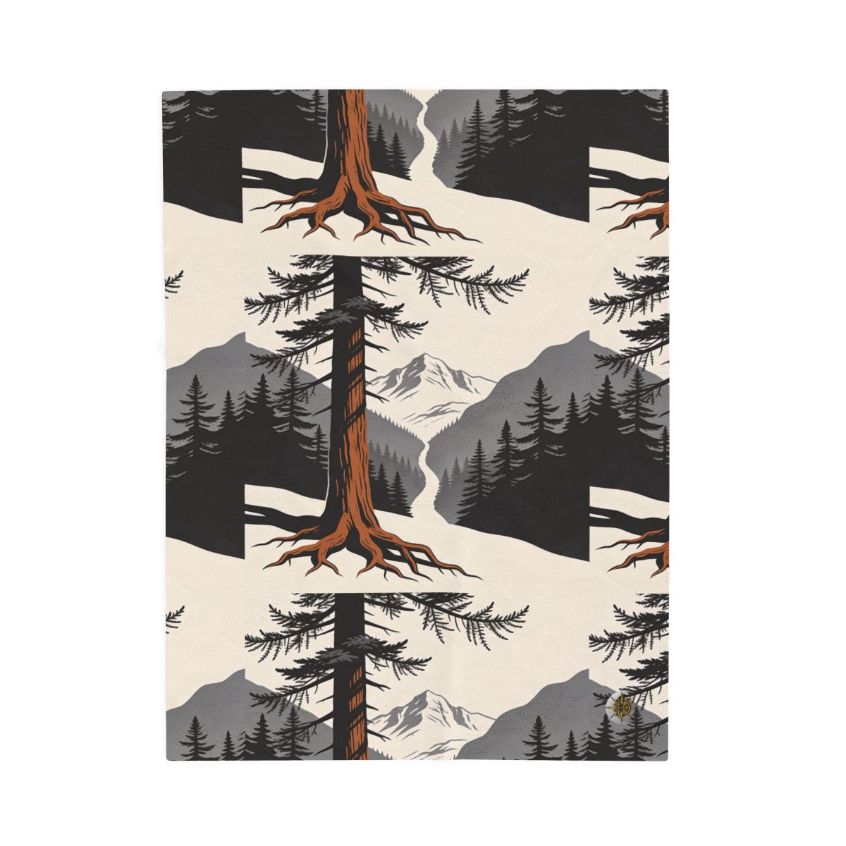 HD Cedar Valley Velveteen Plush Blanket