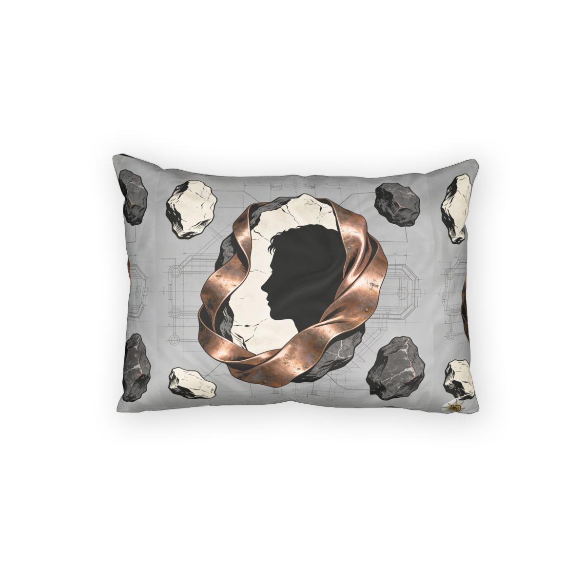 HD Copperstone Silhouette 100% Cotton Pillow Sham