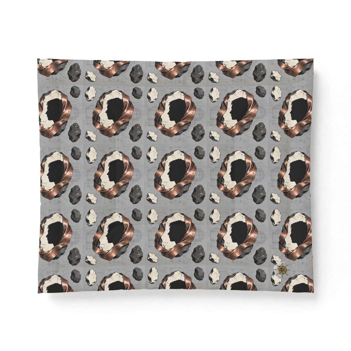 HD Copperstone Silhouette Cotton-Shell Comforter