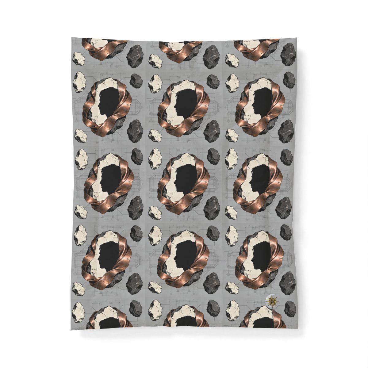 HD Copperstone Silhouette Cotton-Shell Comforter — additional view