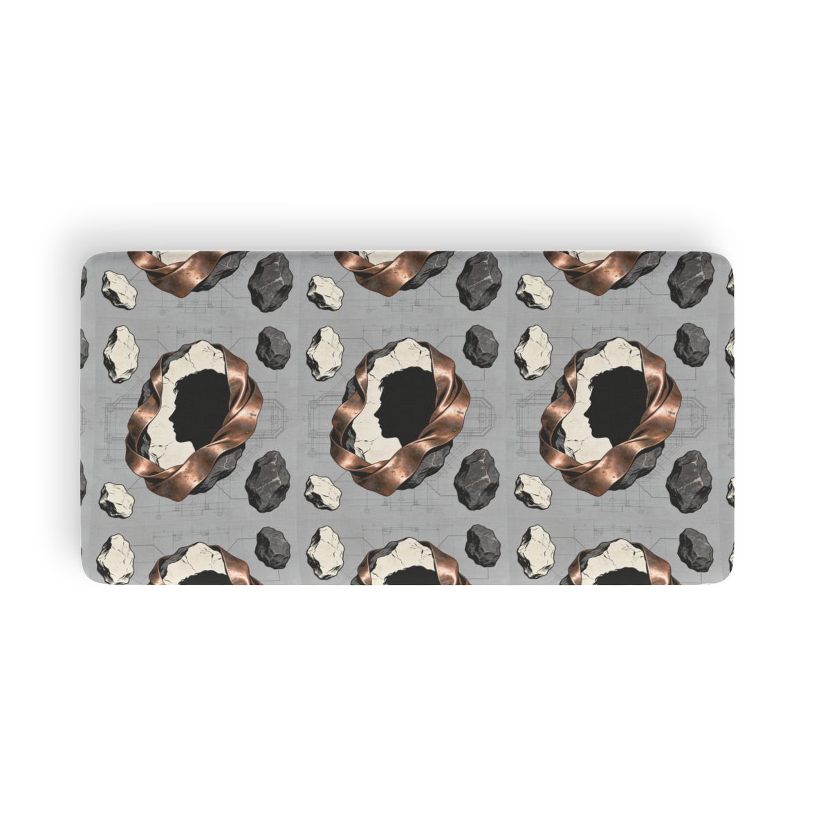 HD Copperstone Silhouette Twin Jersey Fitted Sheet