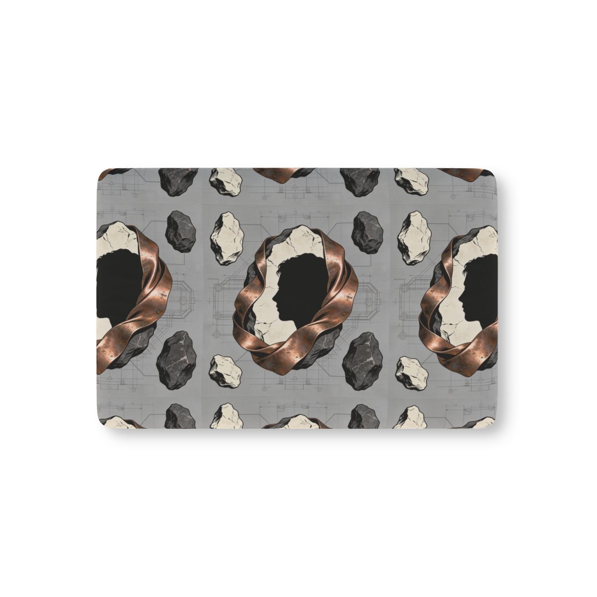 HD Copperstone Silhouette Fitted Crib Sheet