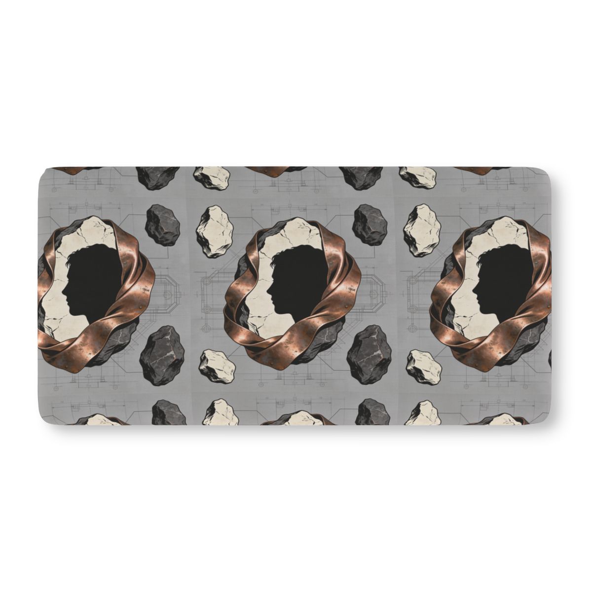 HD Copperstone Silhouette Fitted Crib Sheet — additional view