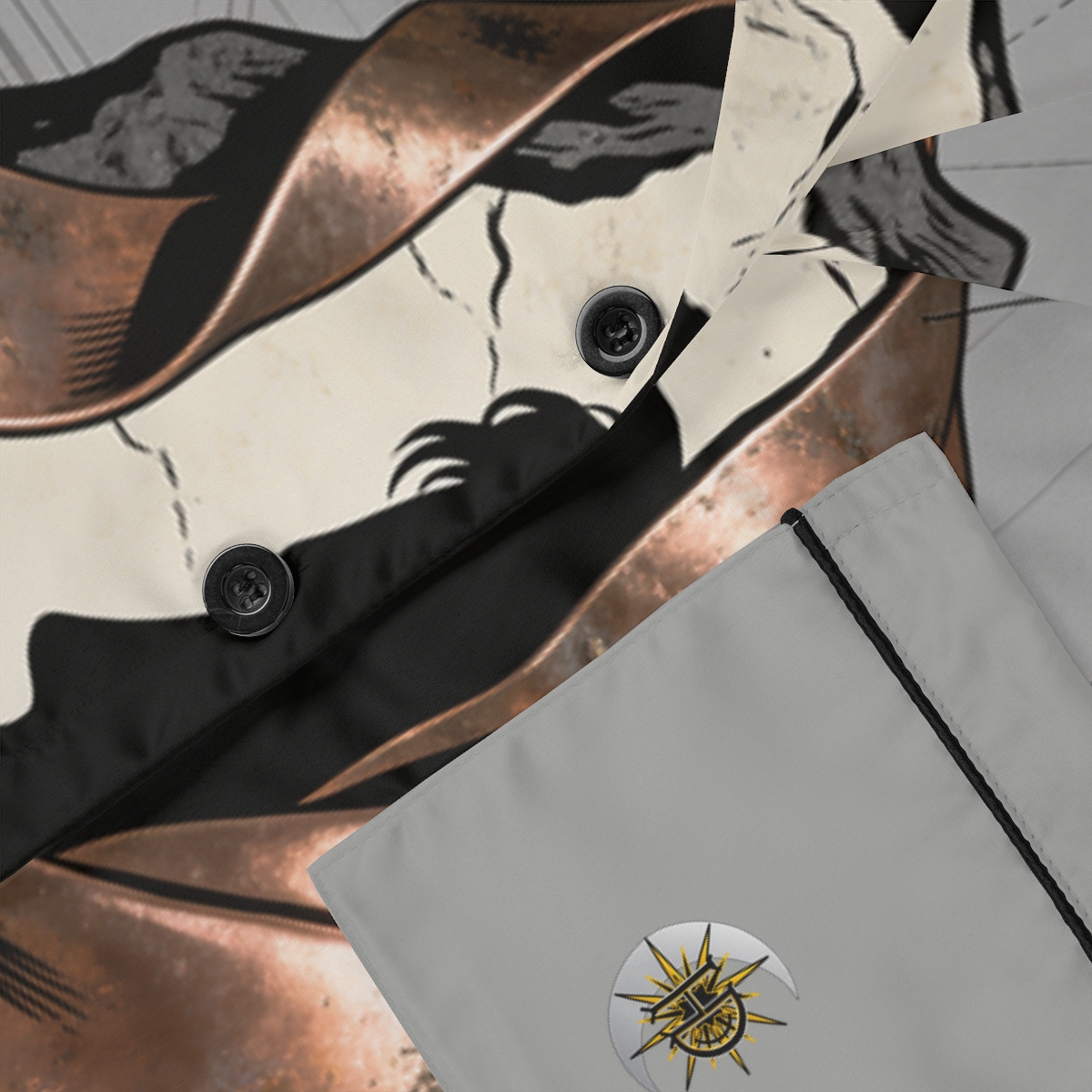 HD Copperstone Silhouette Women’s Satin Pajama Set — additional view