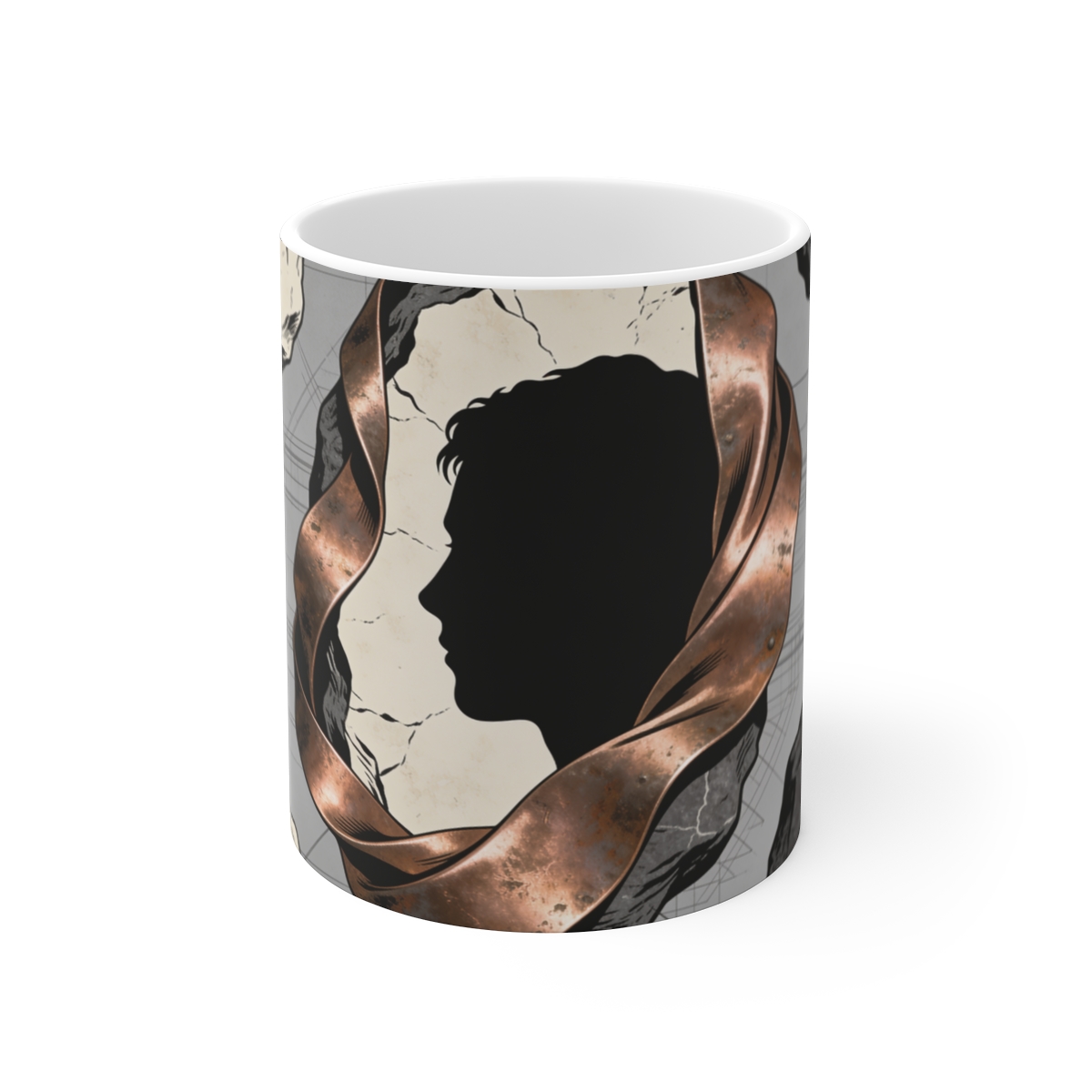 HD Copperstone Silhouette Ceramic Mug 11oz