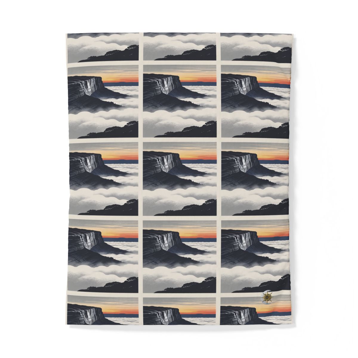 HD Cloudsea Cliffs 100% Cotton Duvet Cover