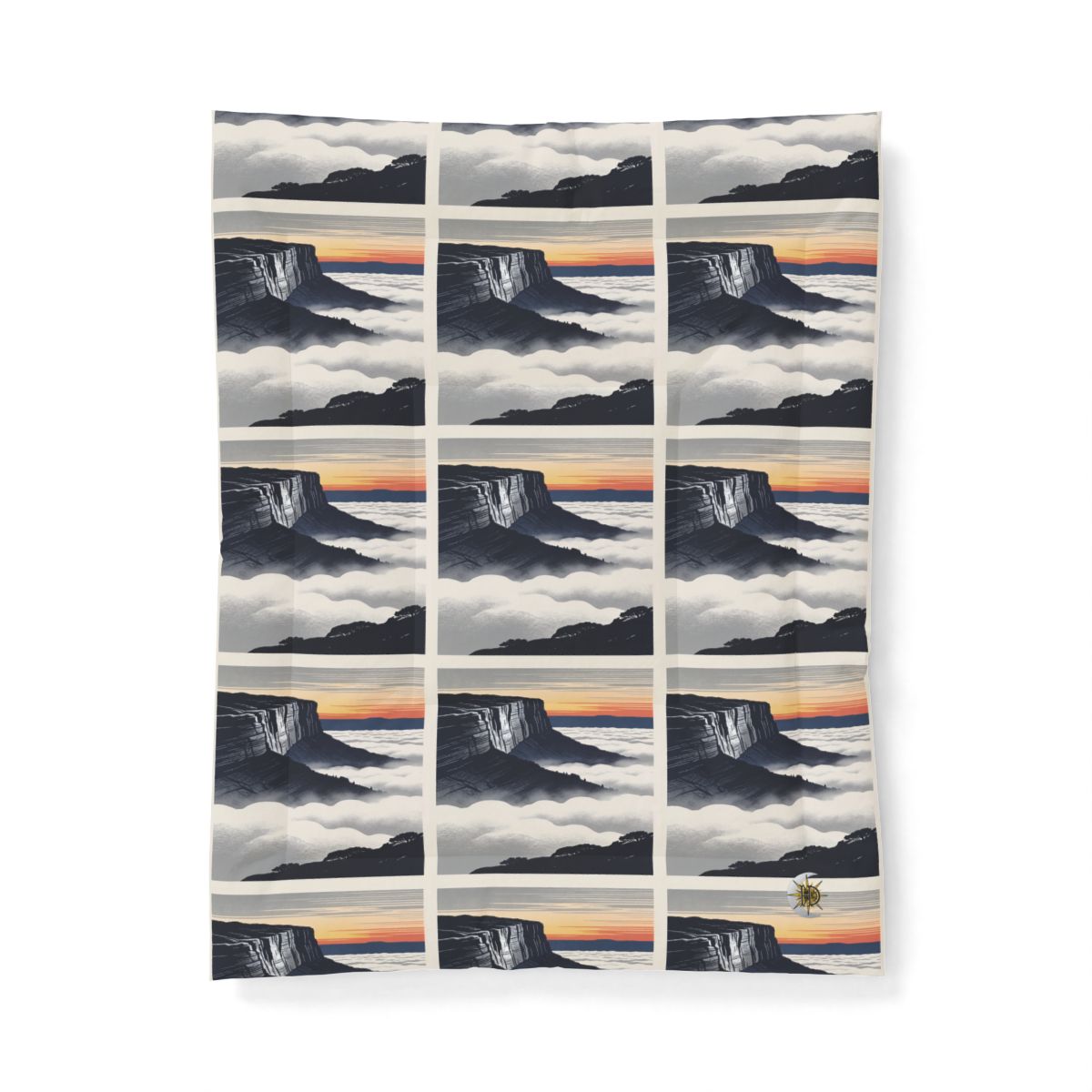 HD Cloudsea Cliffs Cotton-Shell Comforter — additional view