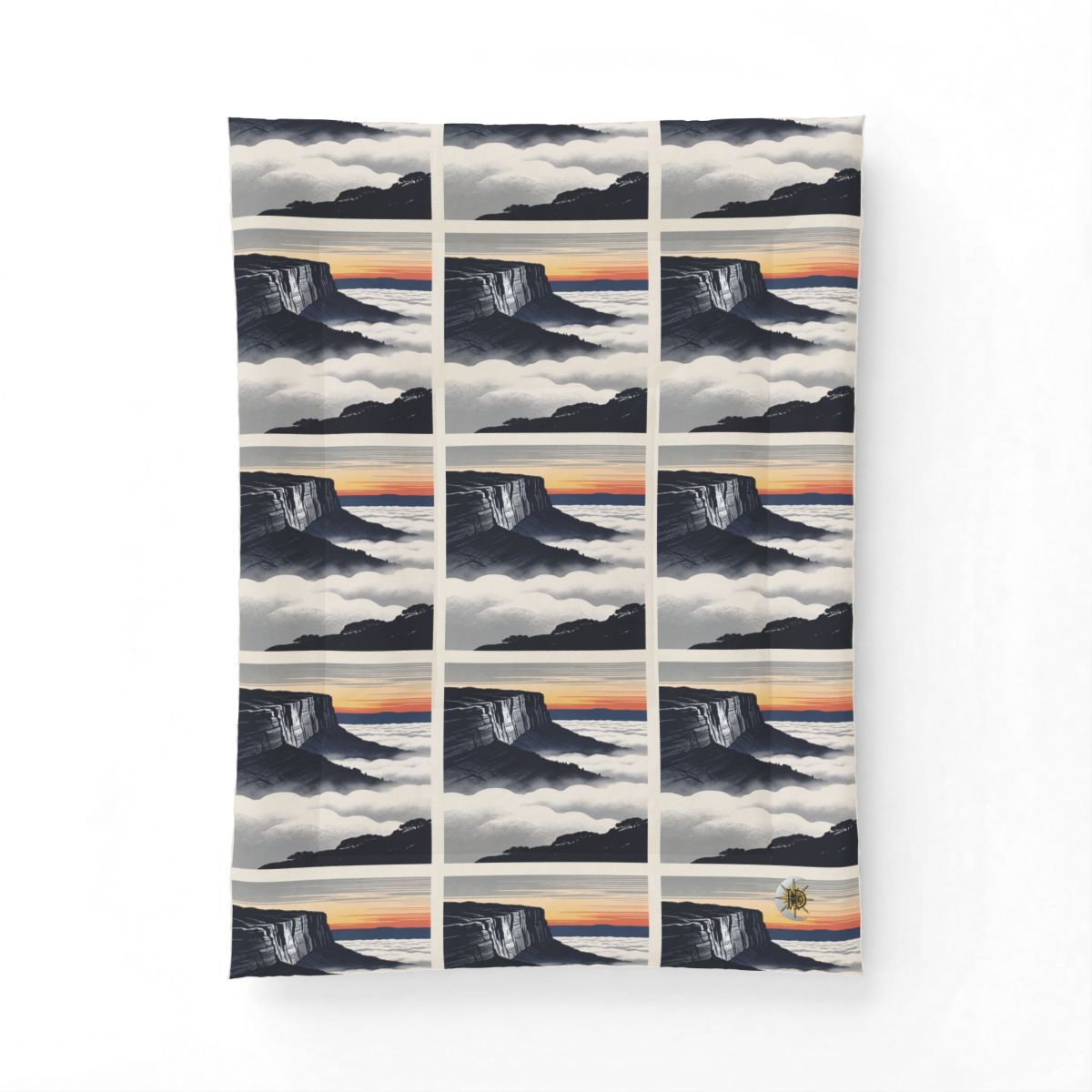 HD Cloudsea Cliffs Cotton-Shell Comforter — additional view