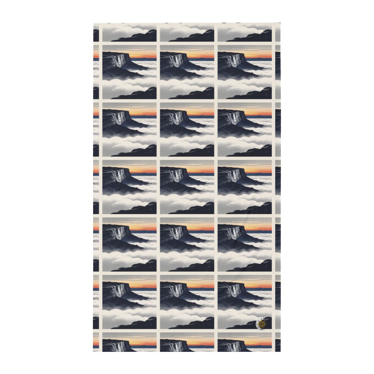 HD Cloudsea Cliffs Twin Jersey Flat Sheet
