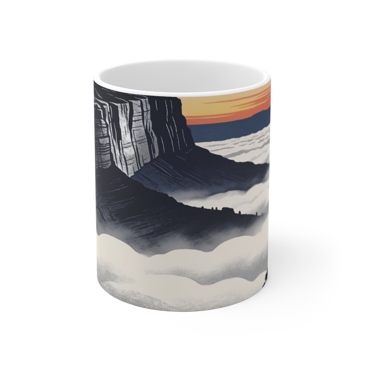 HD Cloudsea Cliffs Ceramic Mug 11oz
