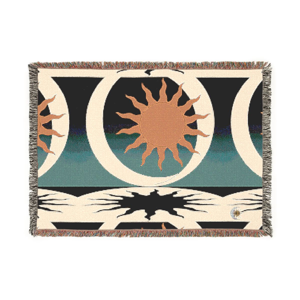 HD Sunshadow Crescent 100% Cotton Woven Blanket