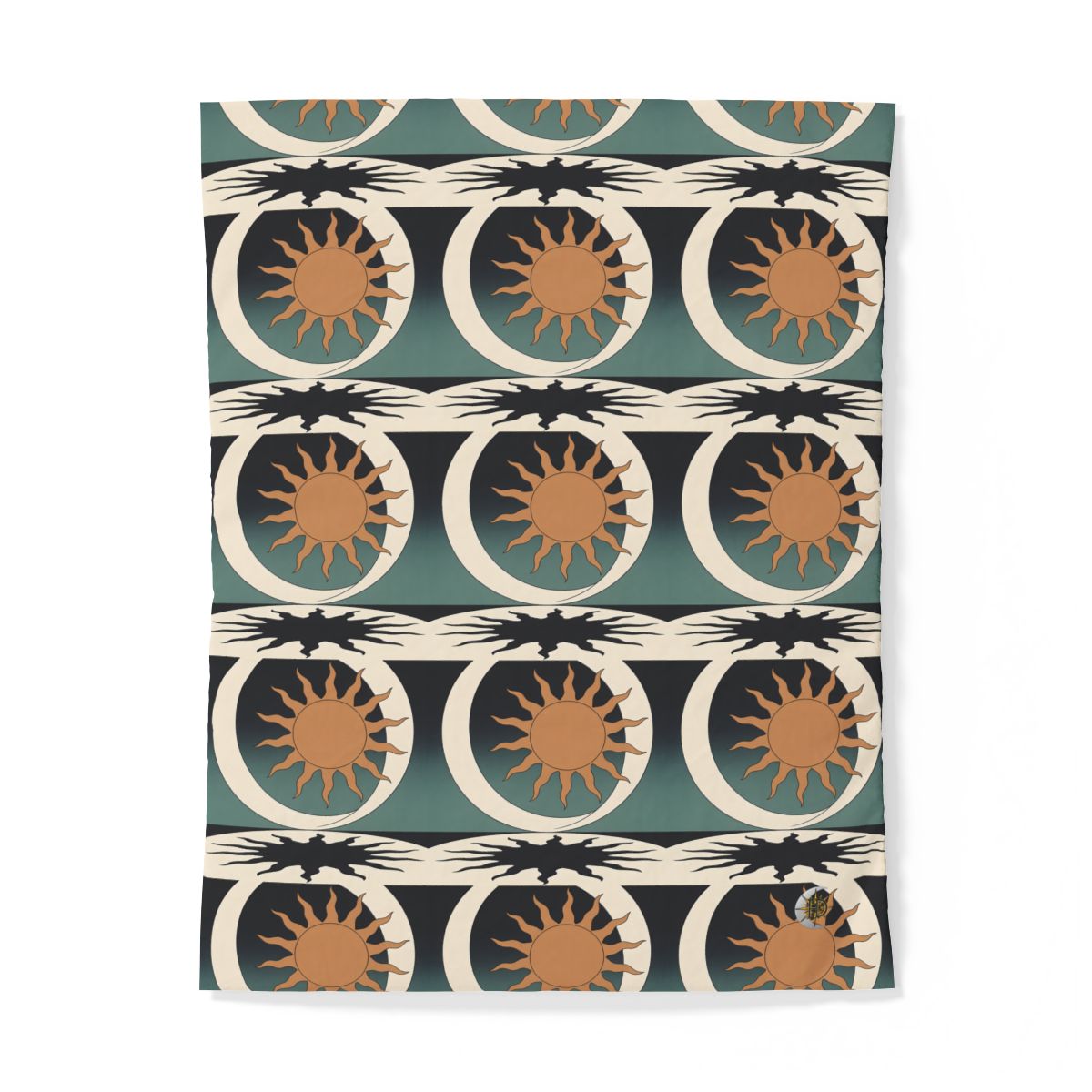 HD Sunshadow Crescent 100% Cotton Duvet Cover — additional view