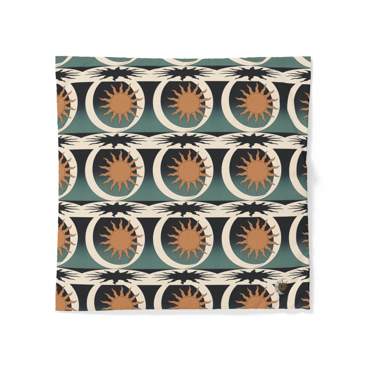 HD Sunshadow Crescent 100% Cotton Duvet Cover — additional view