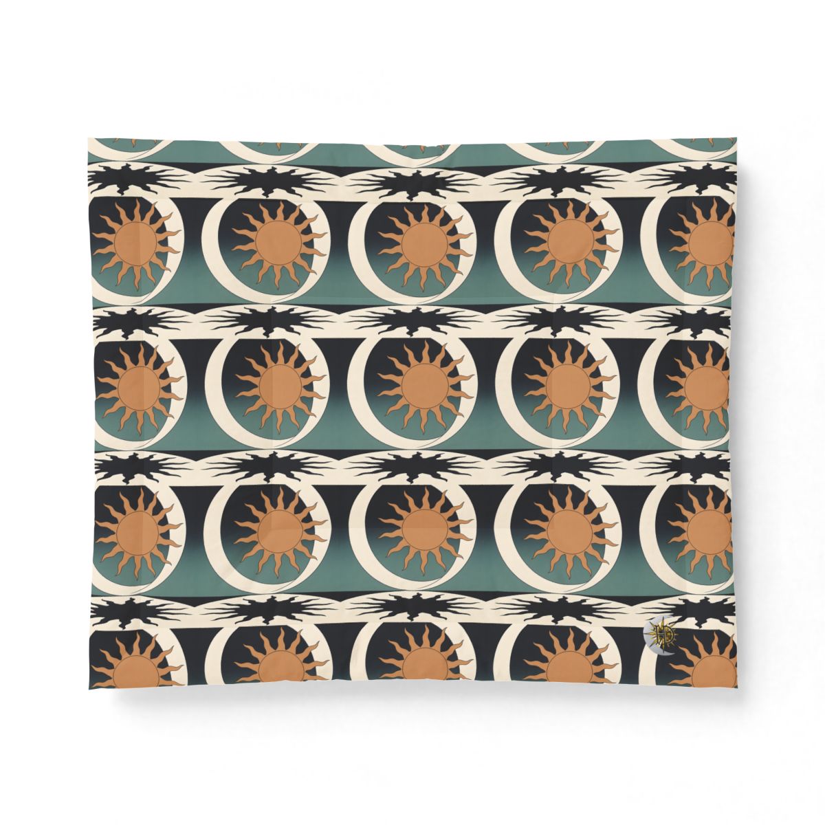 HD Sunshadow Crescent Cotton-Shell Comforter