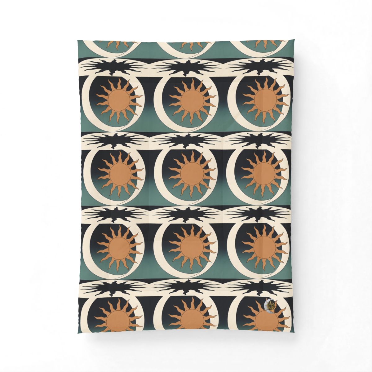 HD Sunshadow Crescent Cotton-Shell Comforter — additional view
