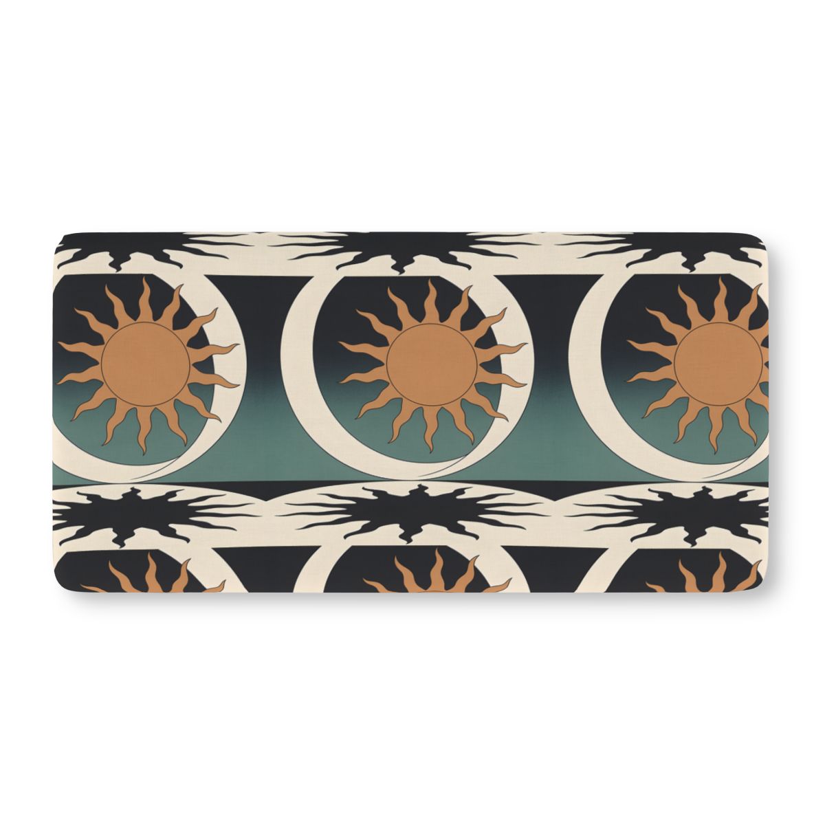 HD Sunshadow Crescent Fitted Crib Sheet — additional view