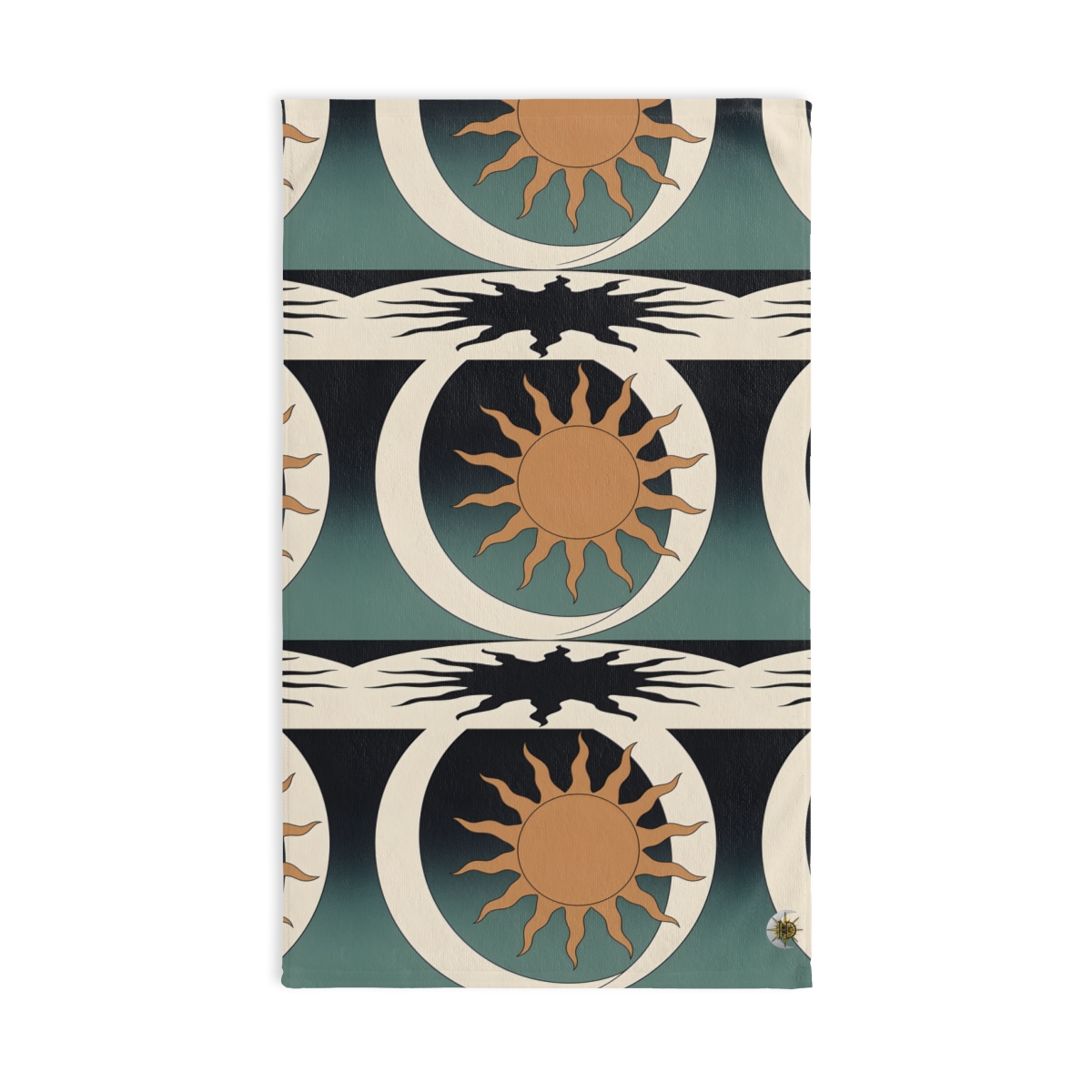 HD Sunshadow Crescent Printed Hand Towel