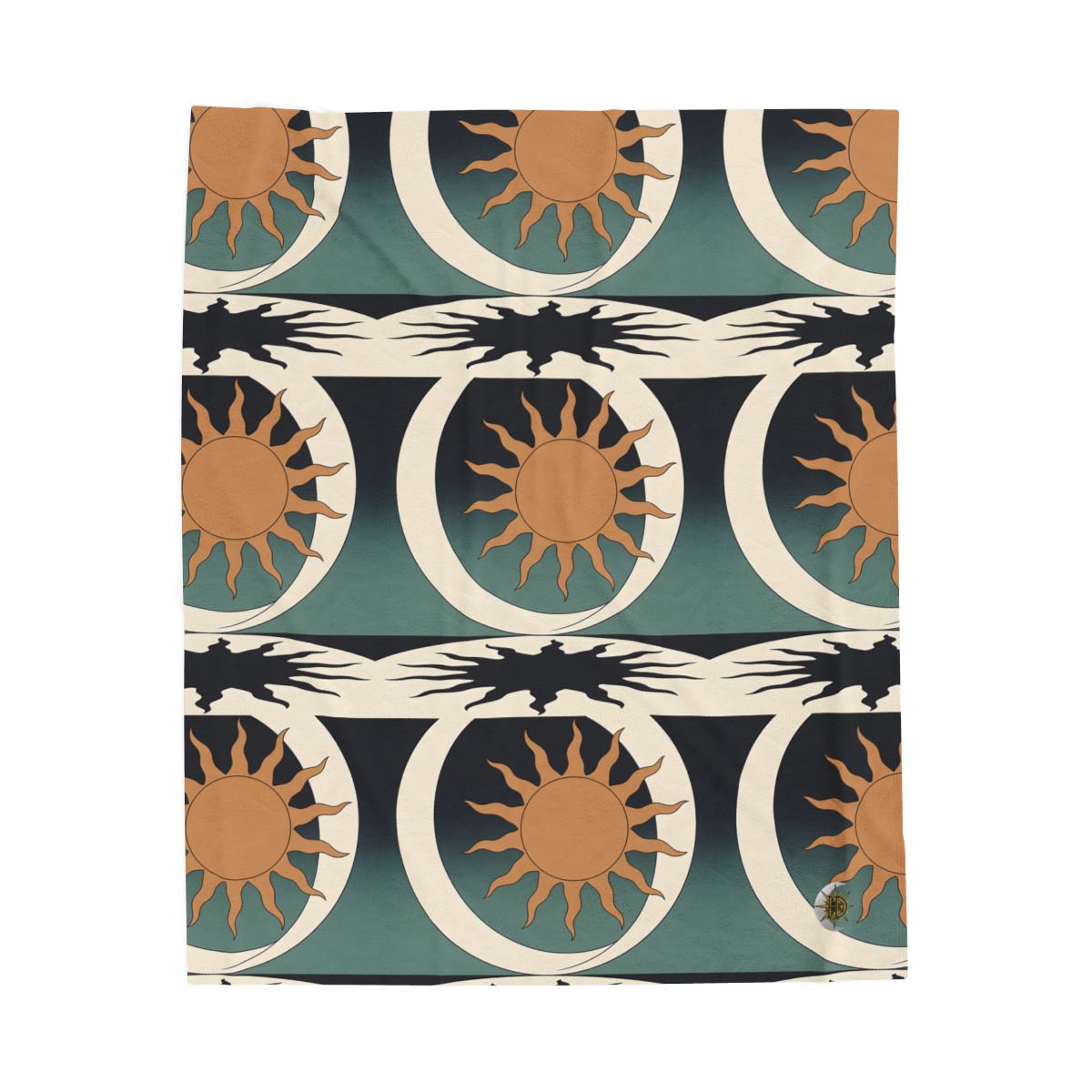 HD Sunshadow Crescent Velveteen Plush Blanket — additional view