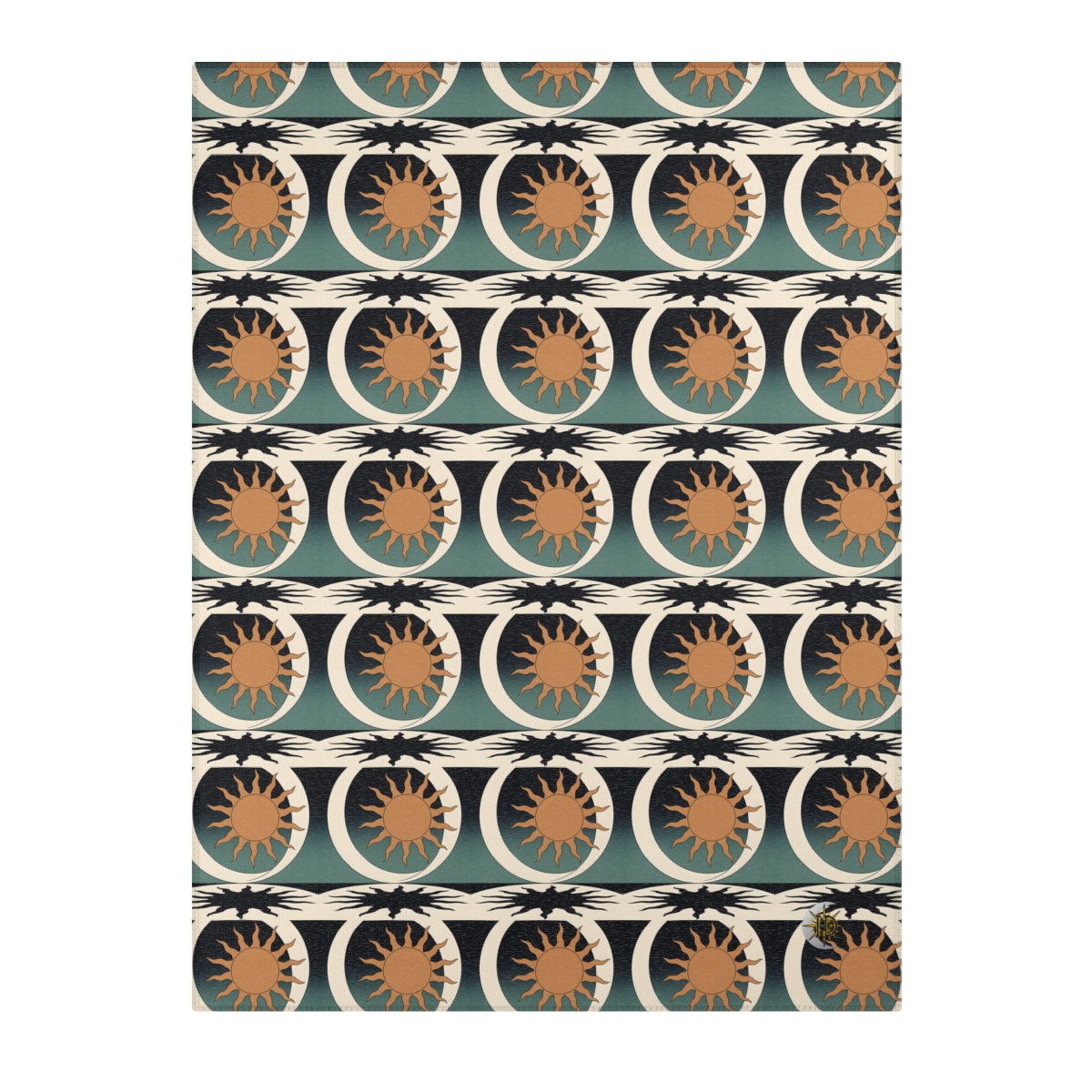 HD Sunshadow Crescent Polyester Chenille Area Rug — additional view