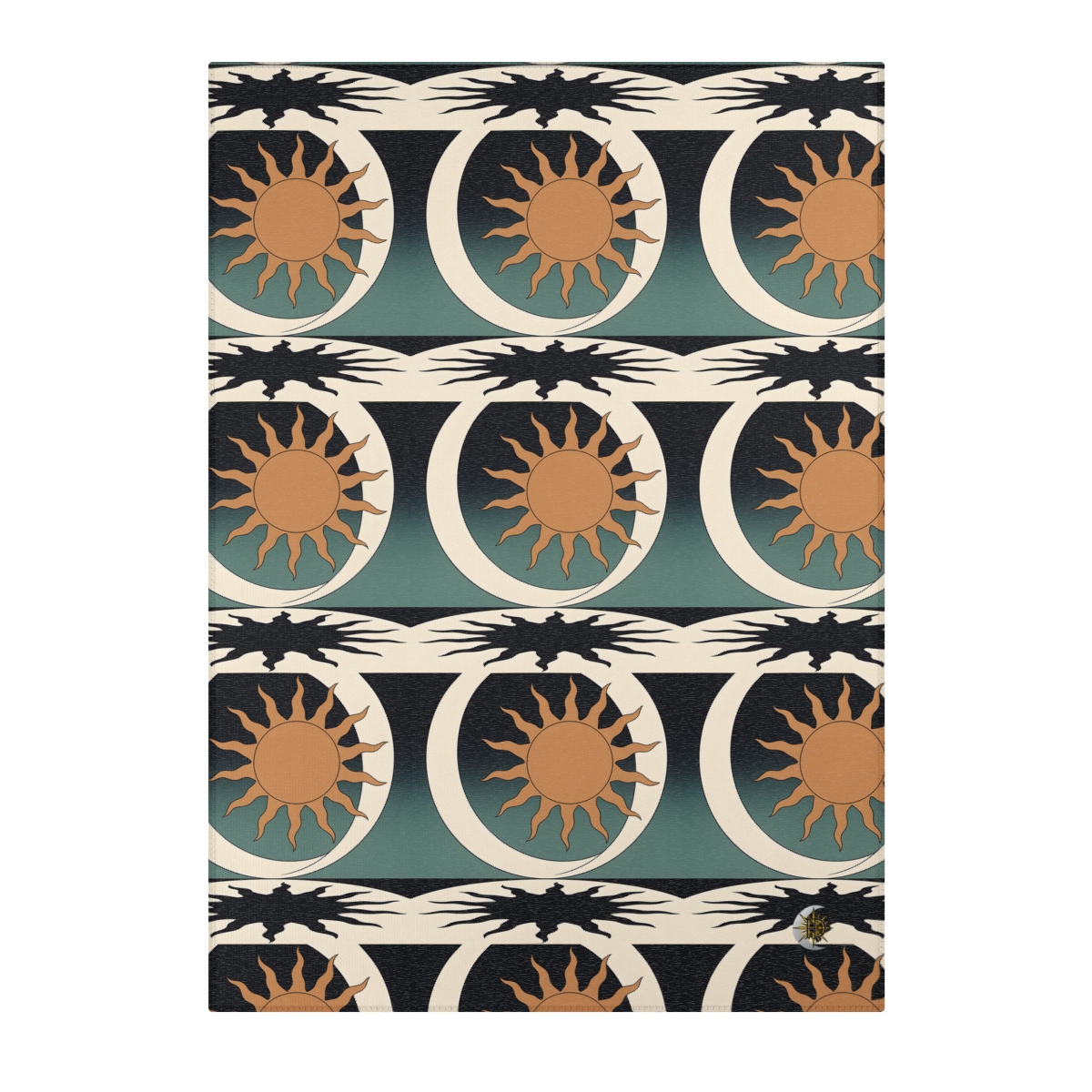 HD Sunshadow Crescent Polyester Chenille Area Rug — additional view