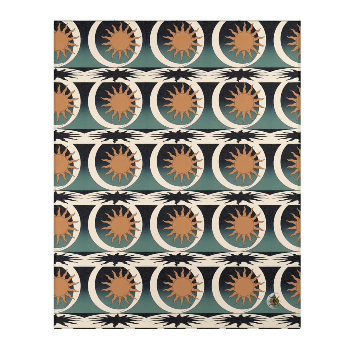 HD Sunshadow Crescent Polyester Chenille Area Rug — additional view