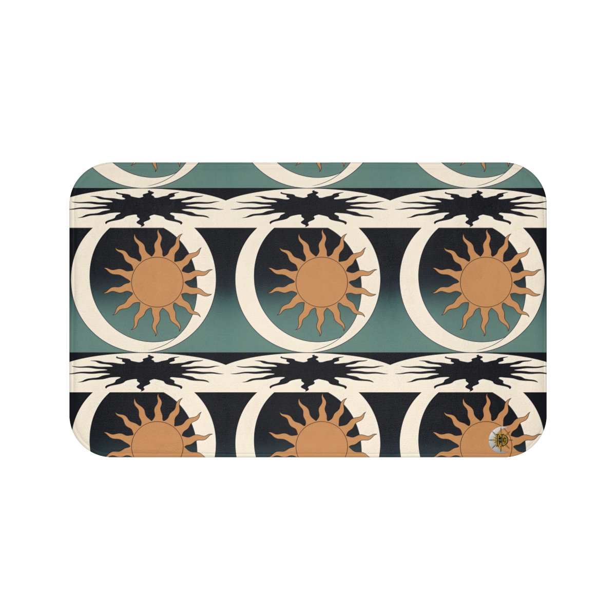 HD Sunshadow Crescent Memory-Foam Bath Mat