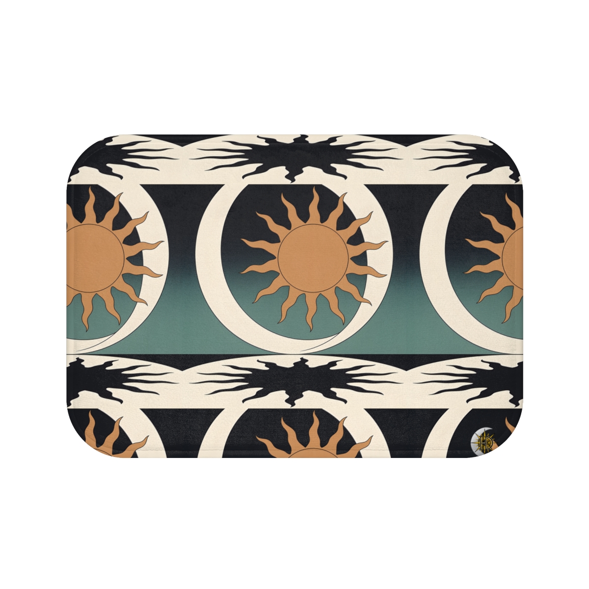 HD Sunshadow Crescent Memory-Foam Bath Mat — additional view