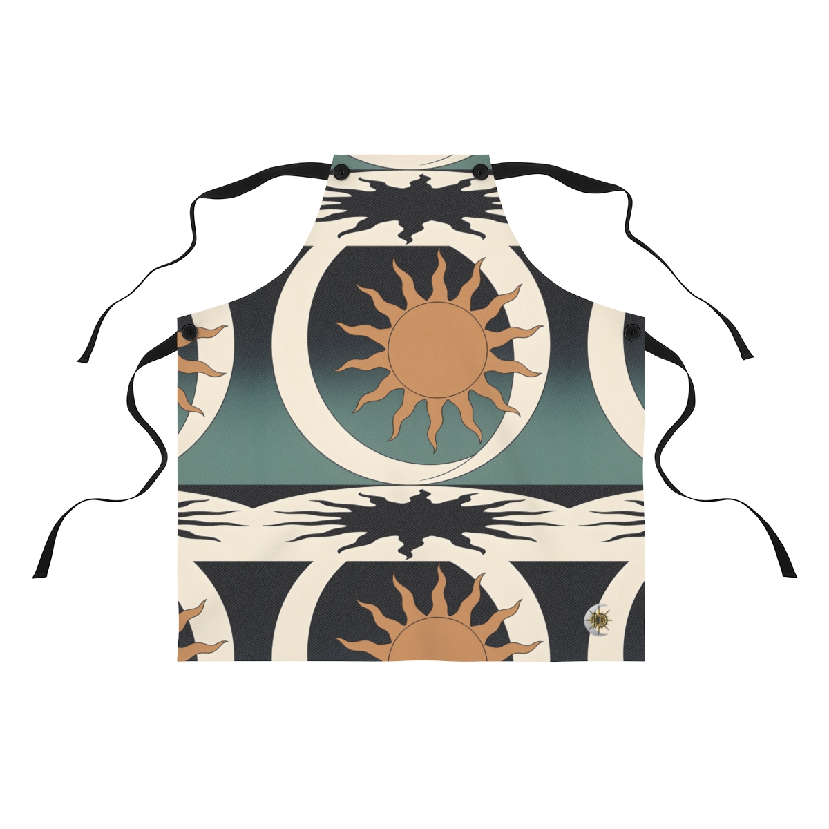 HD Sunshadow Crescent Polyester Kitchen Apron