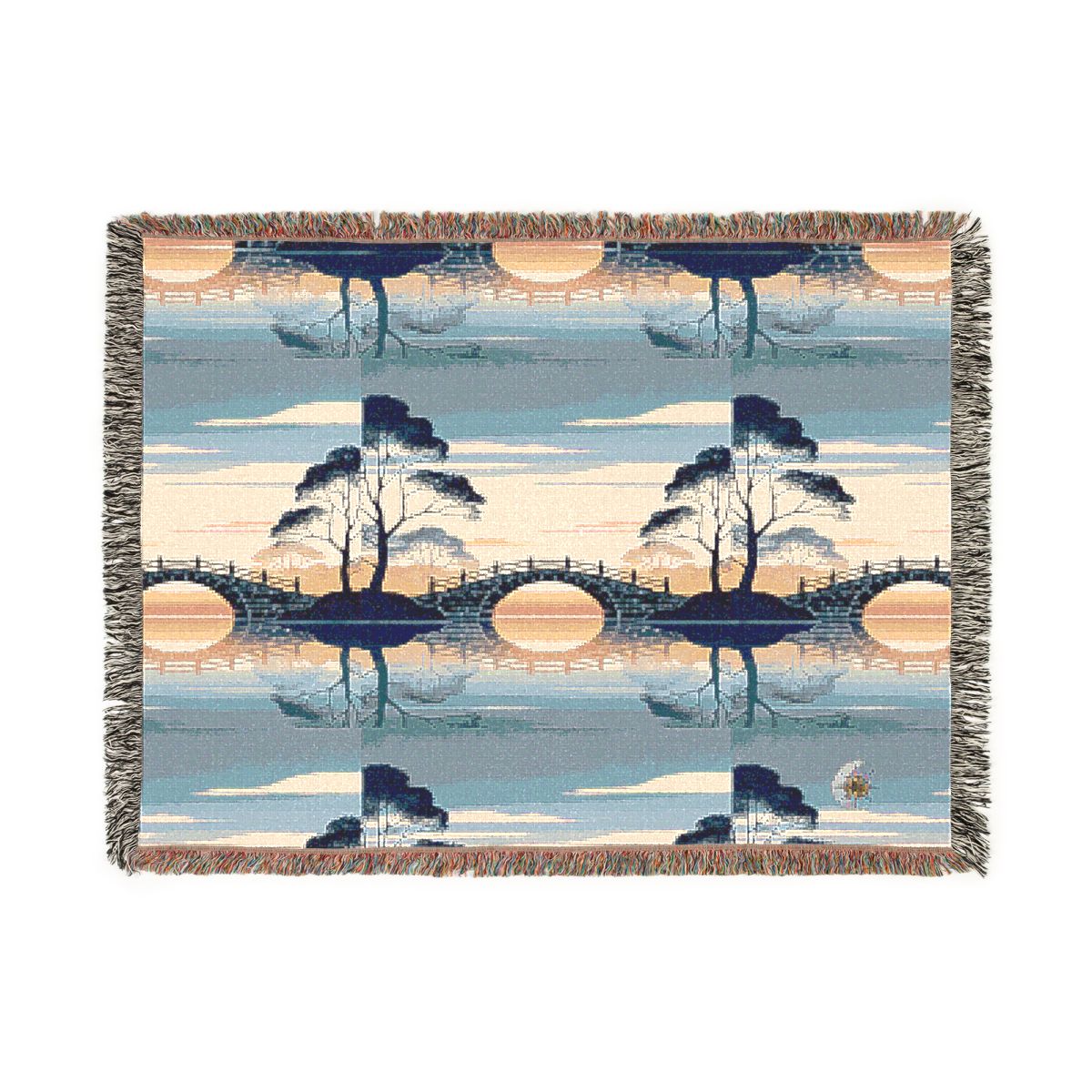 HD Daybreak Stonebridge 100% Cotton Woven Blanket — additional view