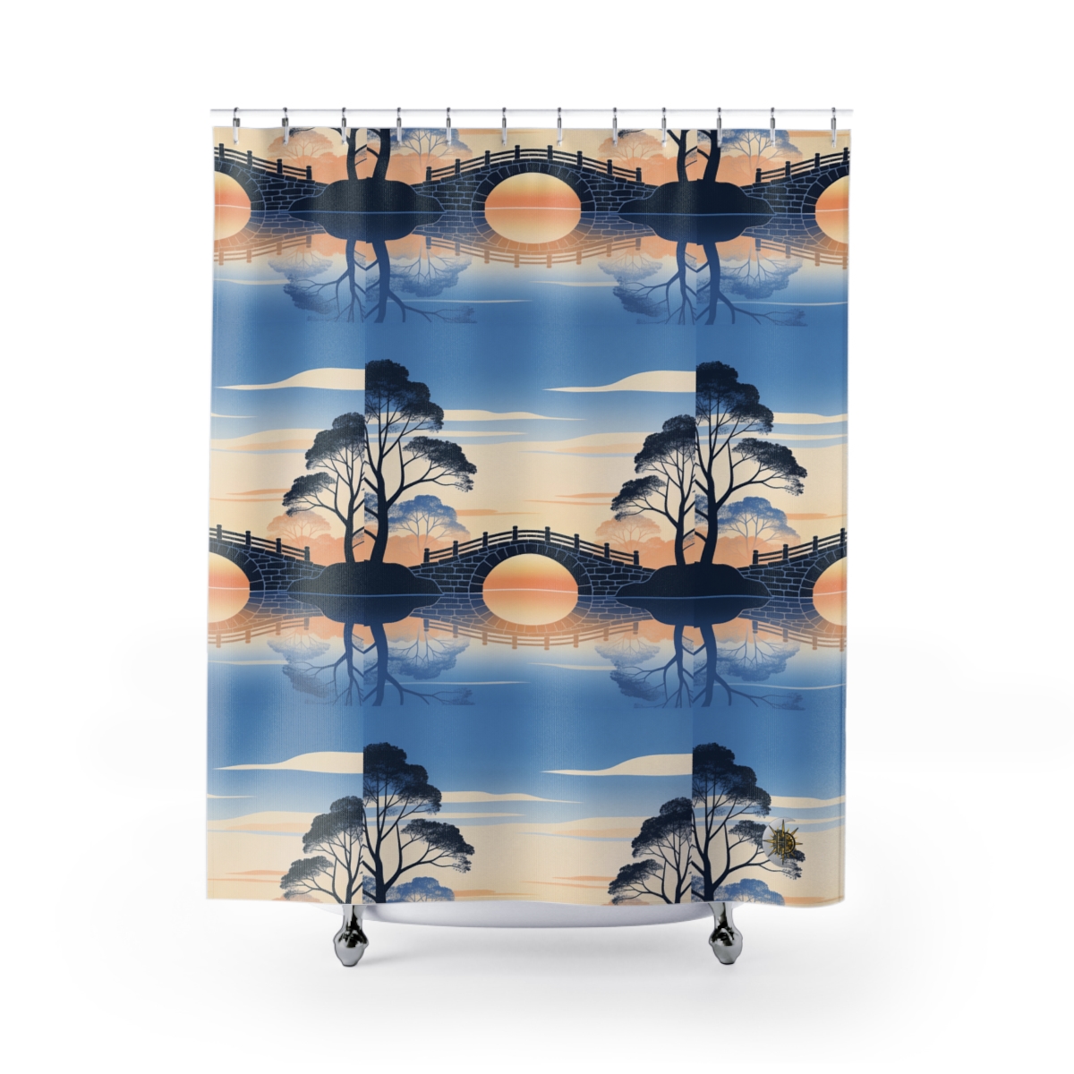 HD Daybreak Stonebridge Shower Curtain