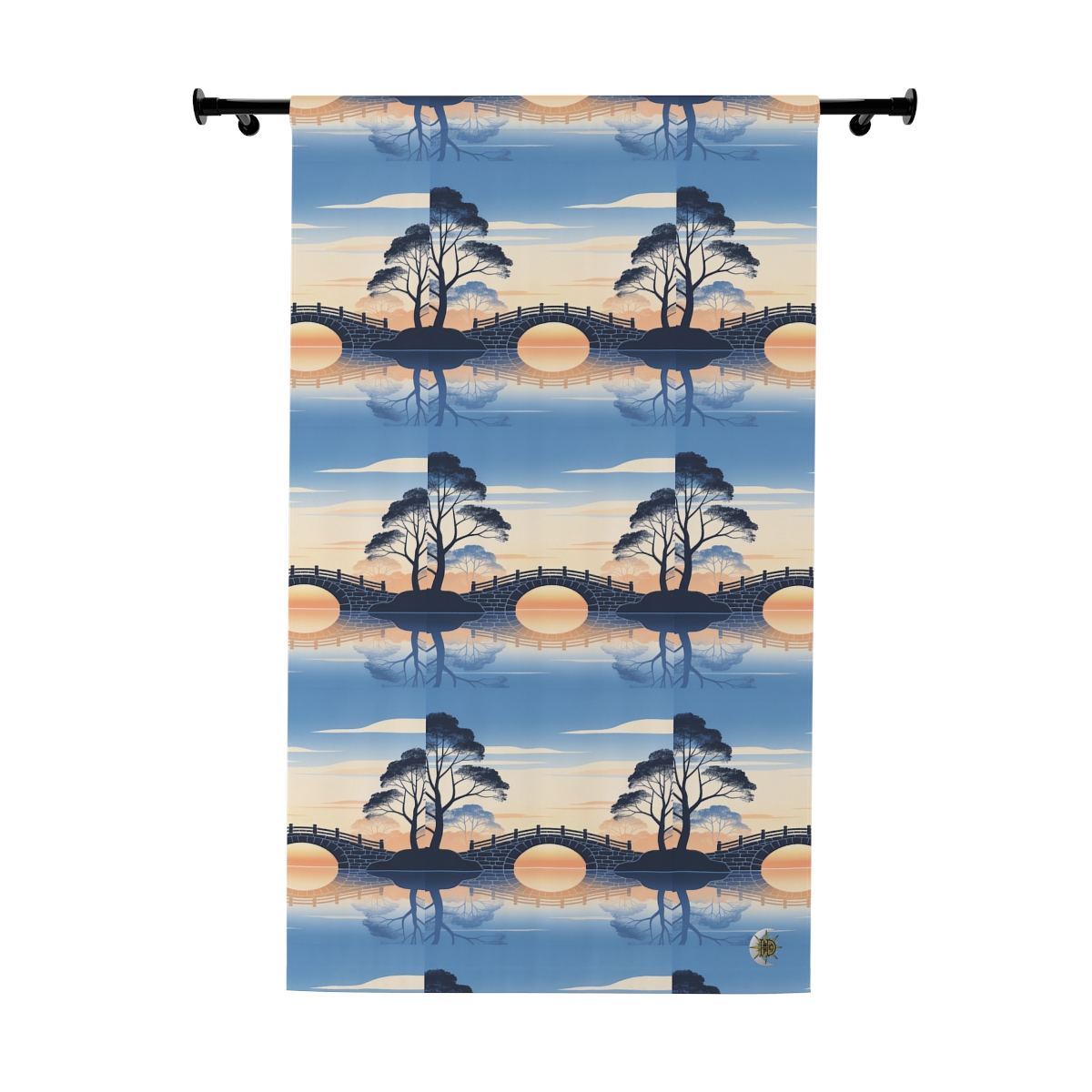 HD Daybreak Stonebridge Blackout Window Curtain Panel