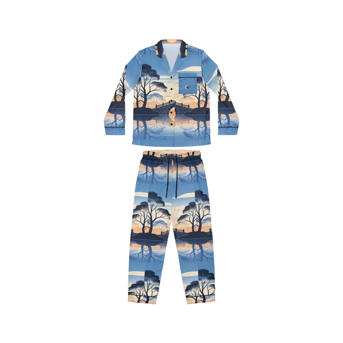 HD Daybreak Stonebridge Women’s Satin Pajama Set
