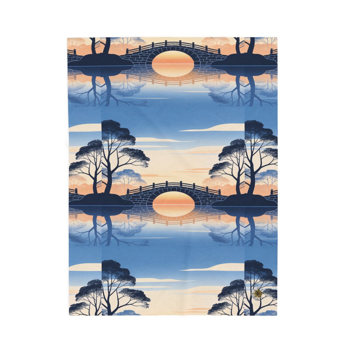 HD Daybreak Stonebridge Velveteen Plush Blanket