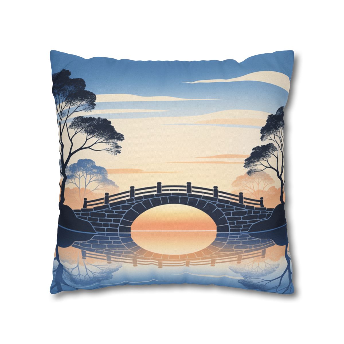 HD Daybreak Stonebridge Square Polyester Pillow Cover — additional view