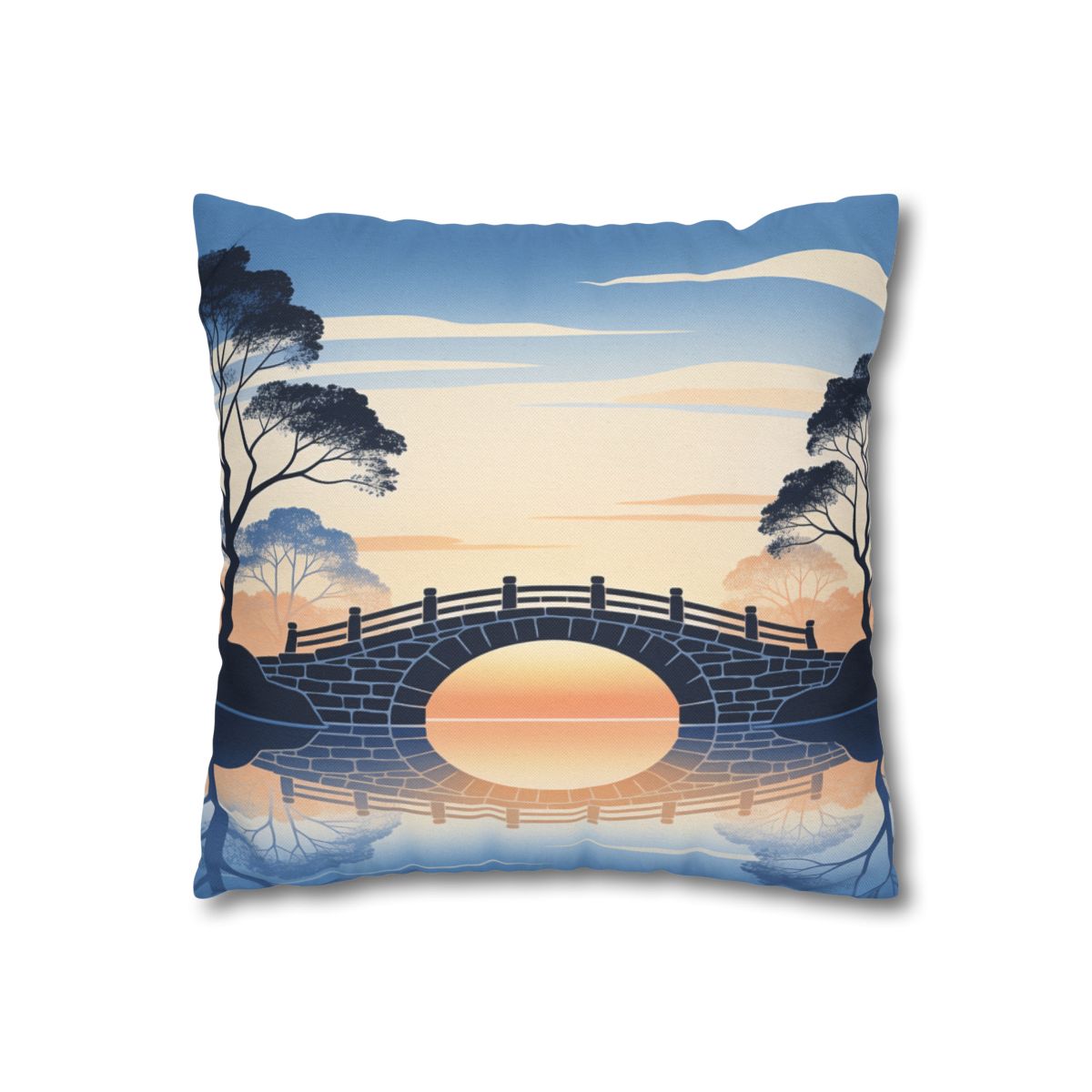 HD Daybreak Stonebridge Square Polyester Pillow Cover — additional view