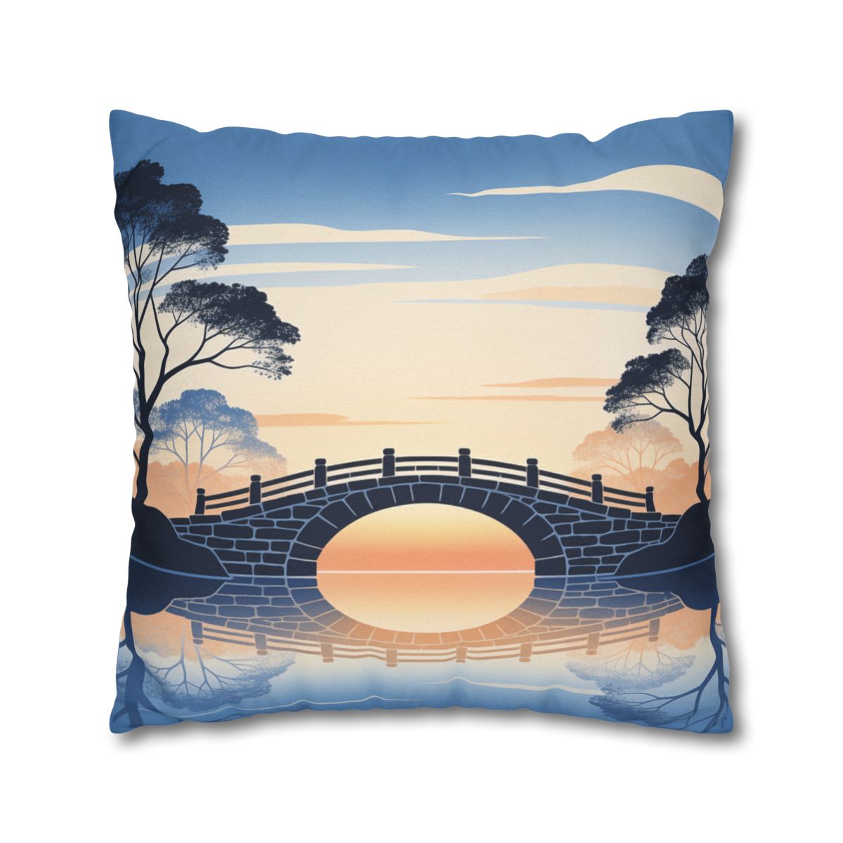 HD Daybreak Stonebridge Square Polyester Pillow Cover — additional view