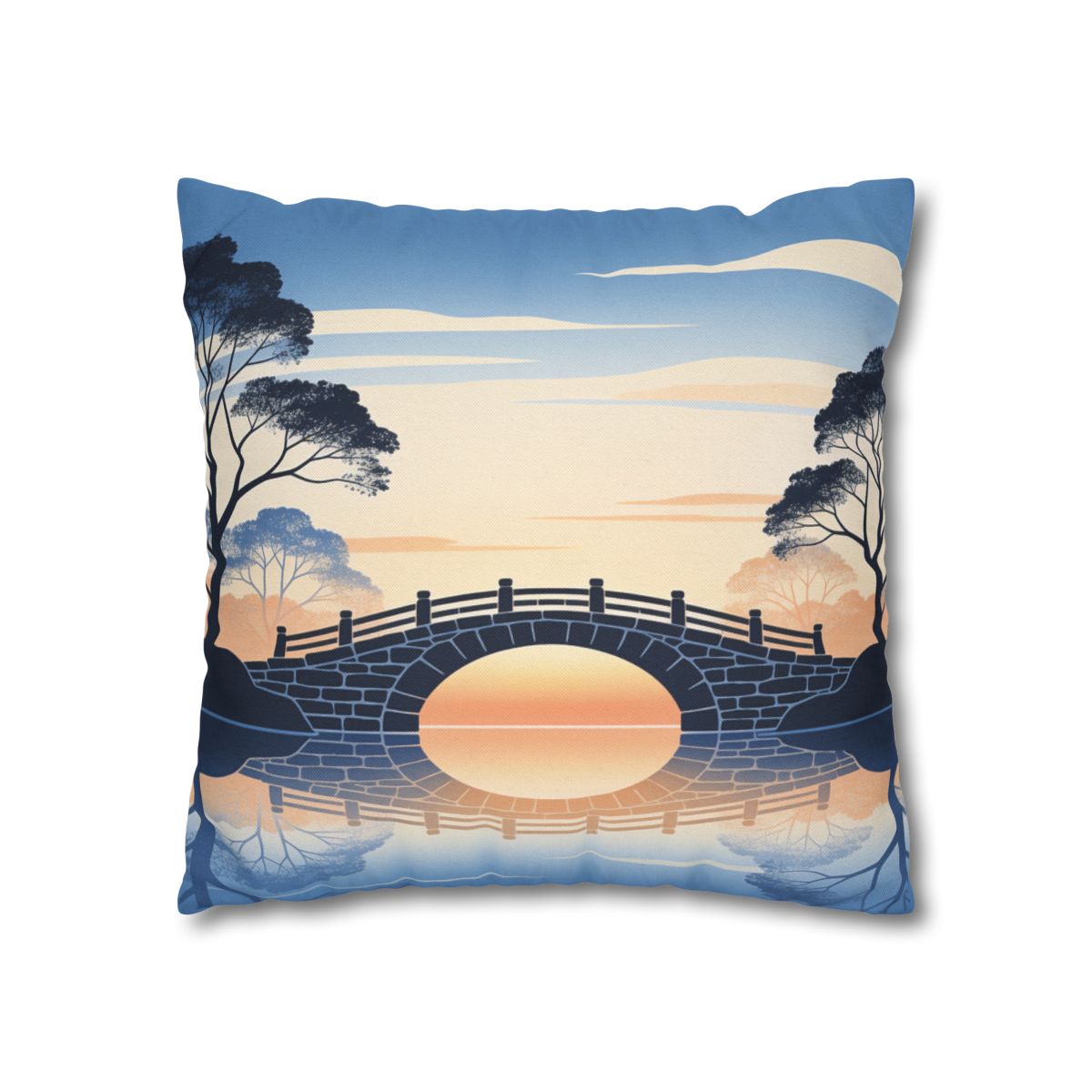 HD Daybreak Stonebridge Square Polyester Pillow Cover — additional view