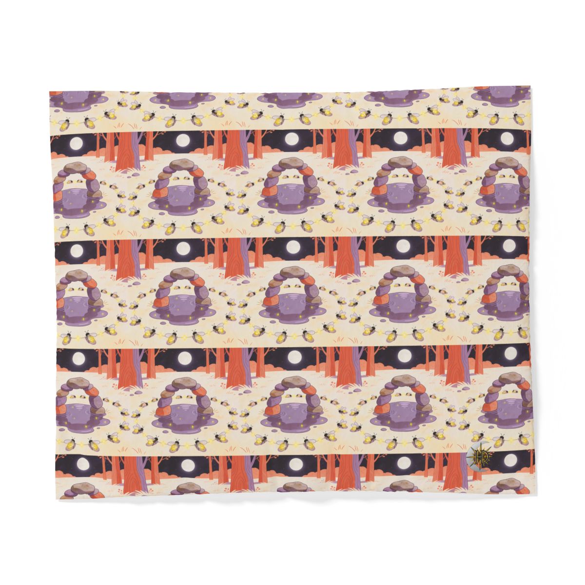 HD Firefly Stonecircle 100% Cotton Duvet Cover — additional view