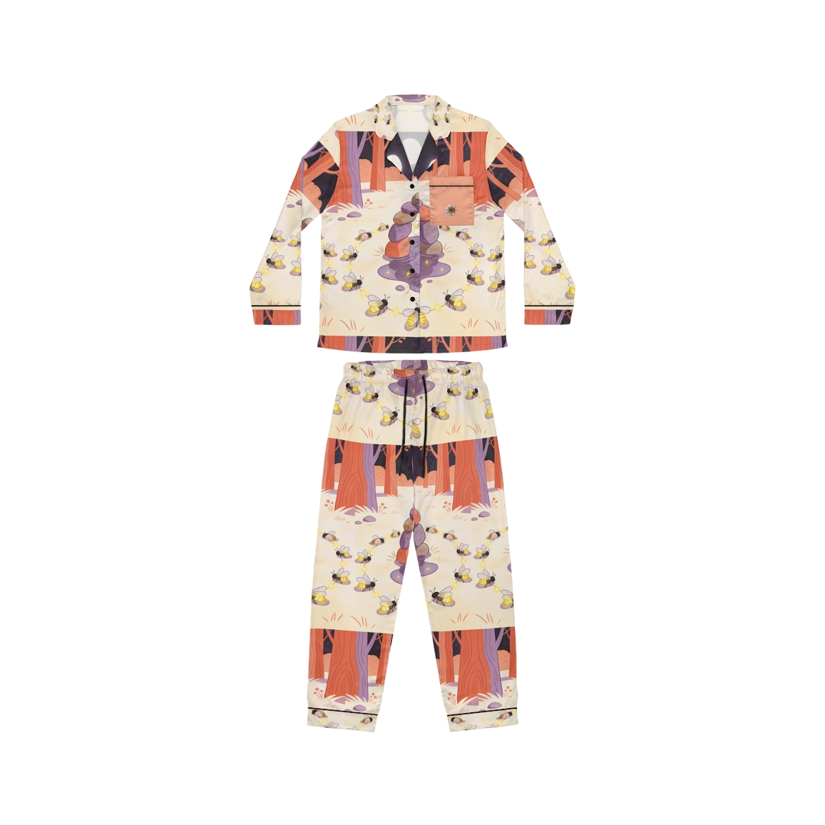 HD Firefly Stonecircle Women’s Satin Pajama Set