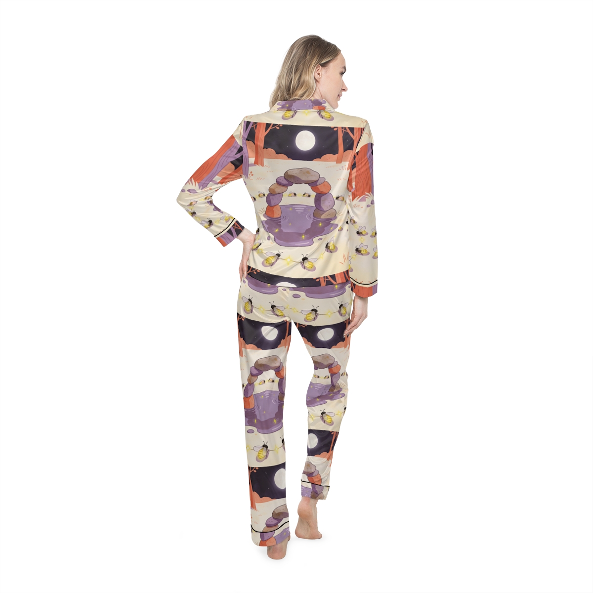 HD Firefly Stonecircle Women’s Satin Pajama Set — additional view