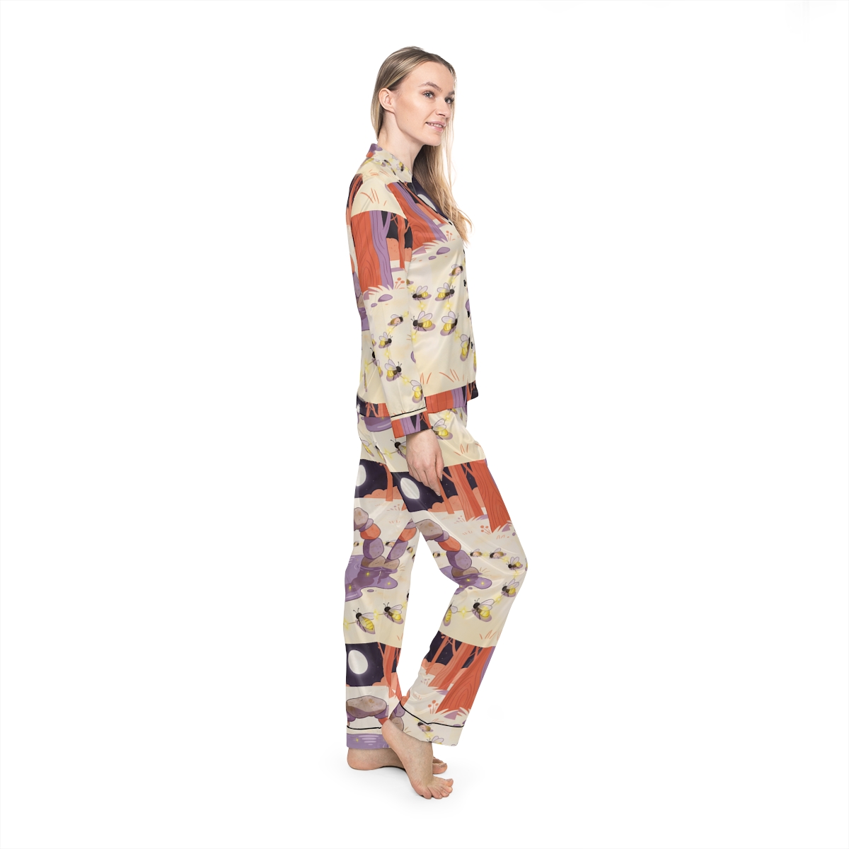 HD Firefly Stonecircle Women’s Satin Pajama Set — additional view
