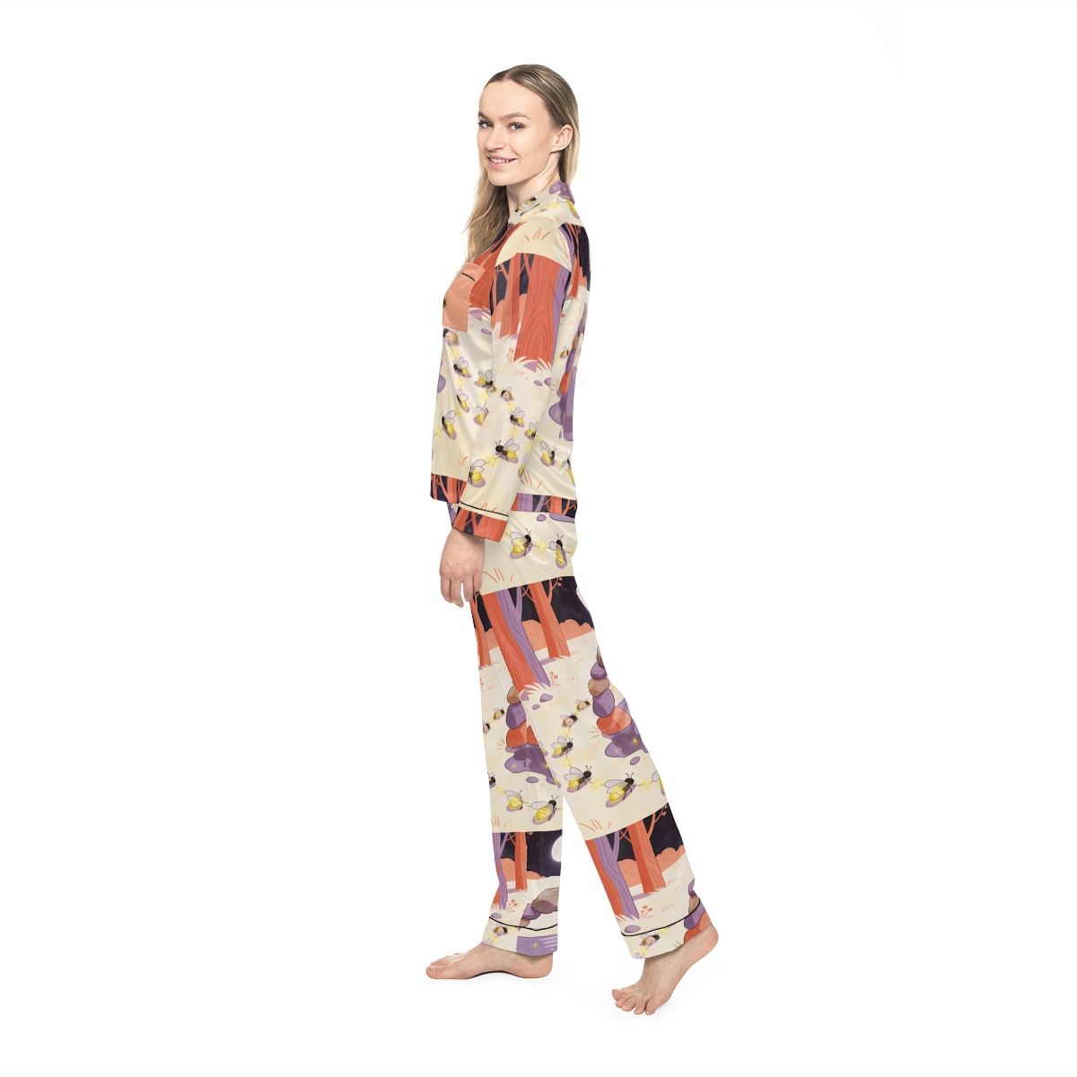 HD Firefly Stonecircle Women’s Satin Pajama Set — additional view