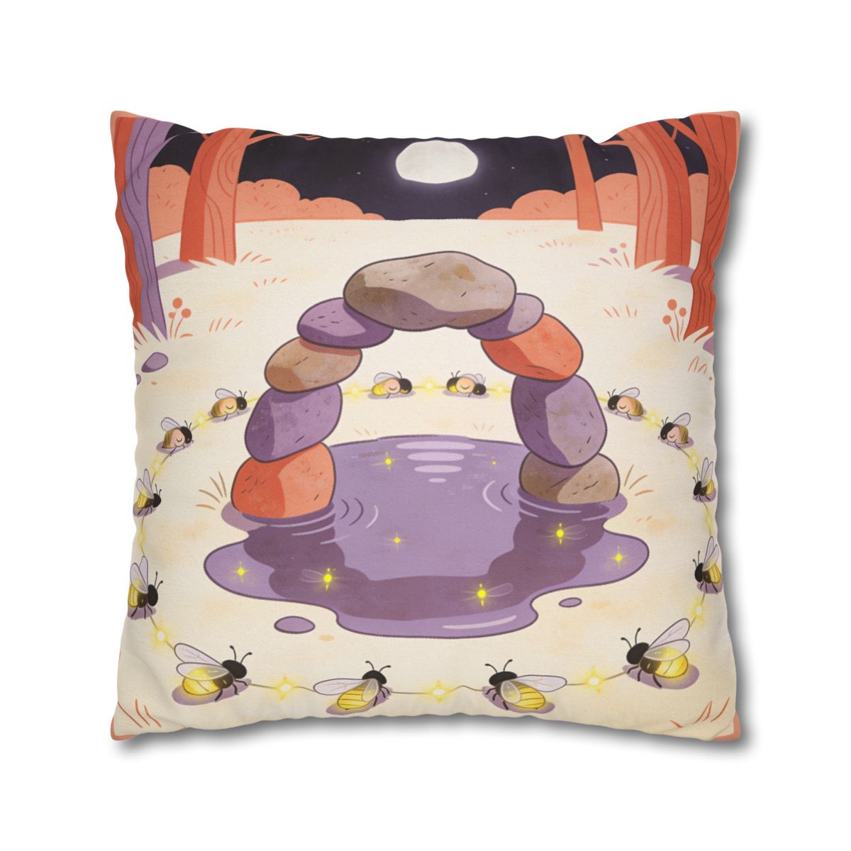 HD Firefly Stonecircle Square Polyester Pillow Cover — additional view