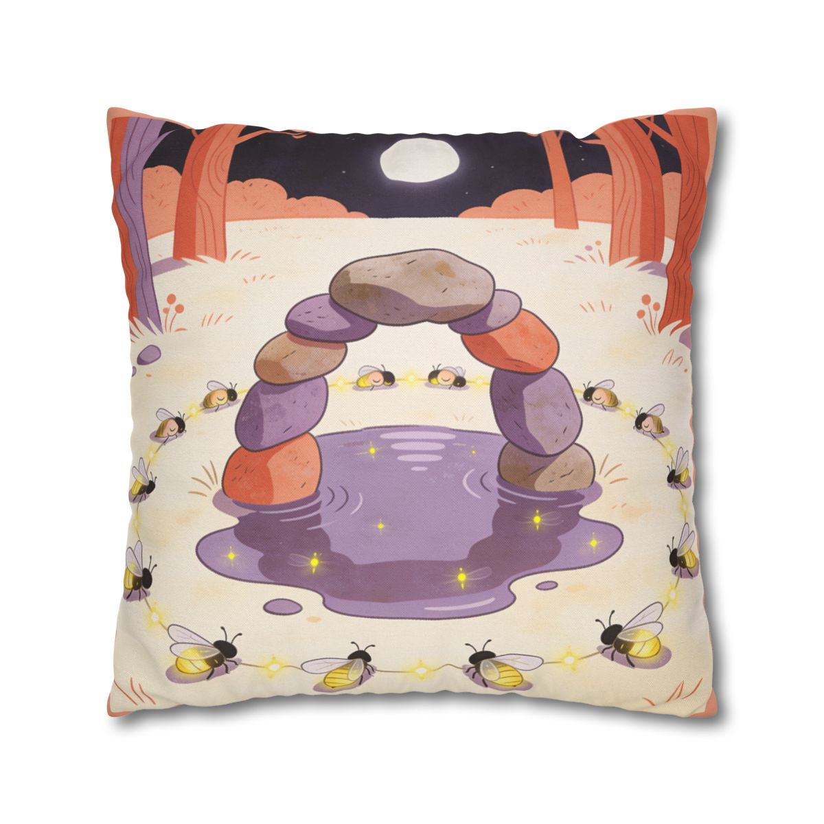 HD Firefly Stonecircle Square Polyester Pillow Cover — additional view